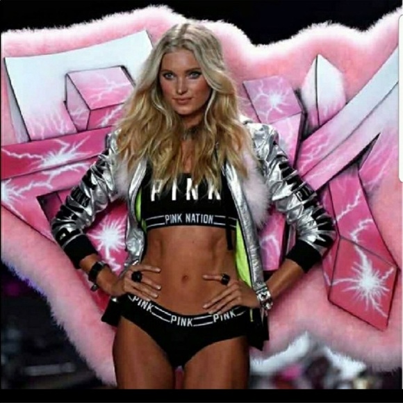 PINK Victoria's Secret Tops - VsPink metallic hoodie